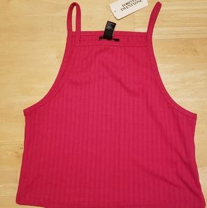 Pink Tank Crop Top